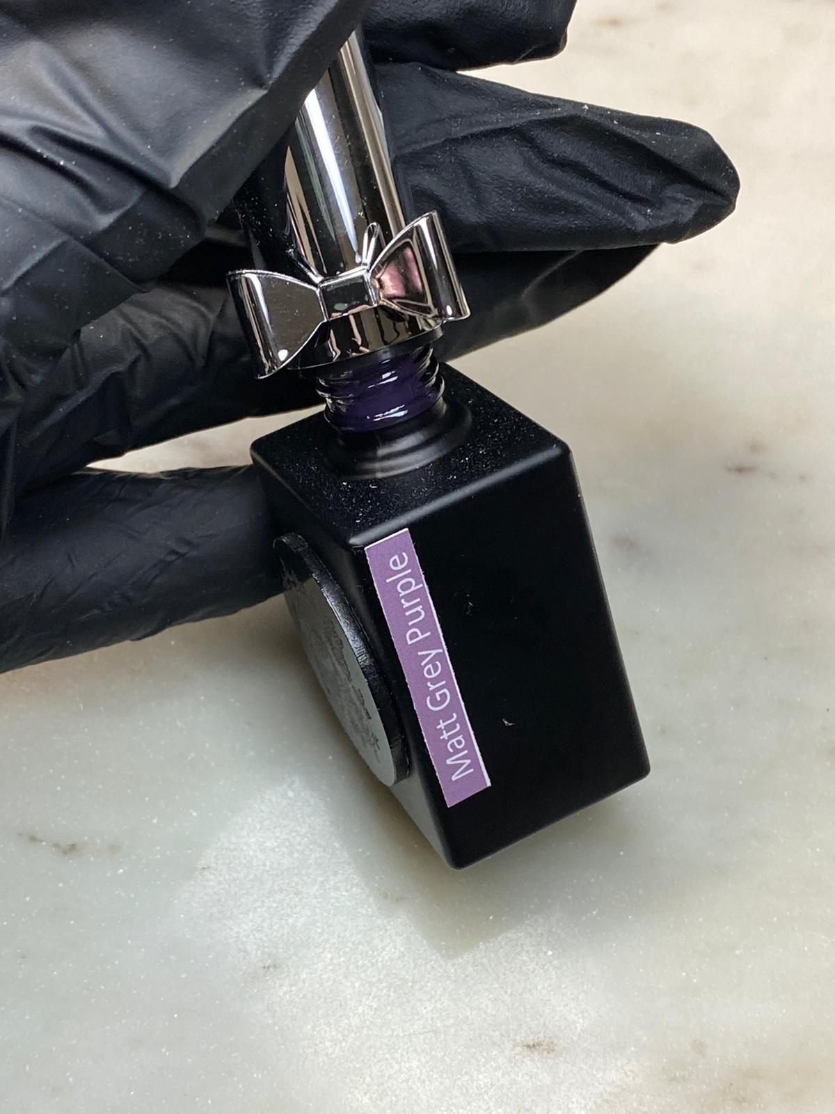 Matt grey purple Gellack 10ml