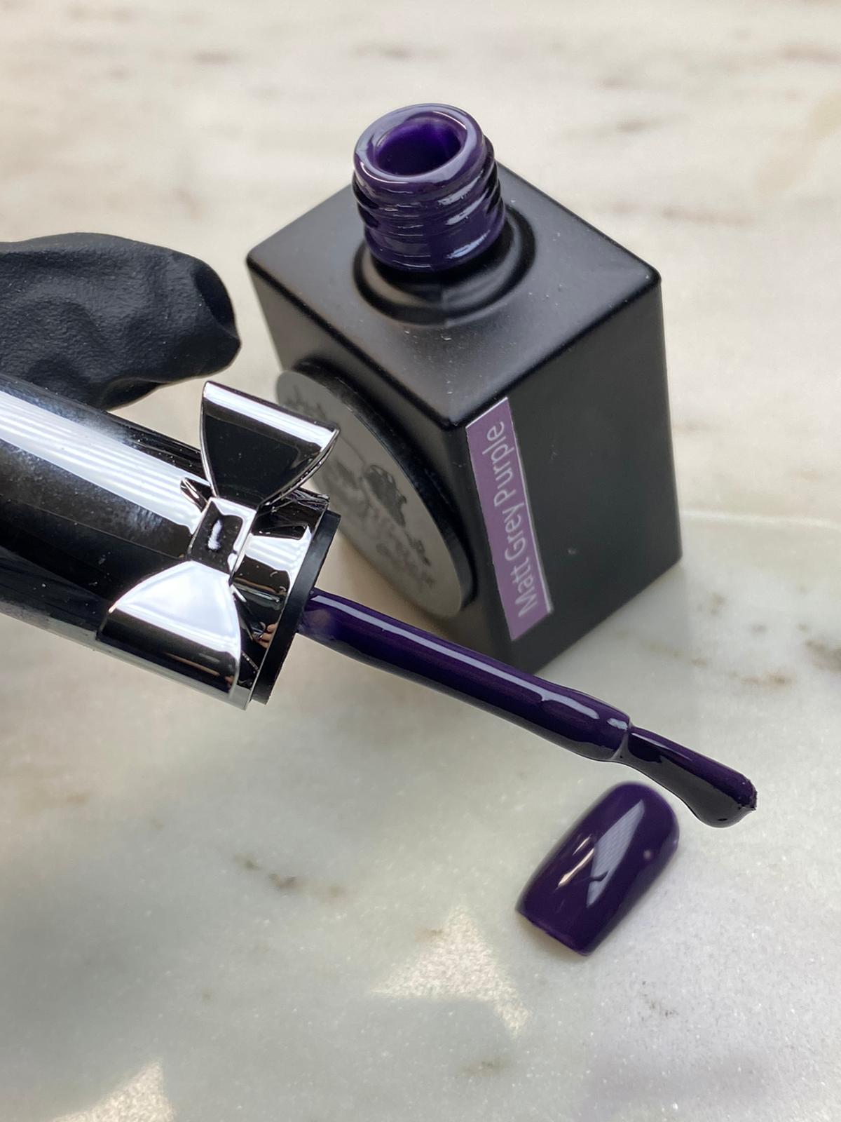 Matt grey purple Gellack 10ml