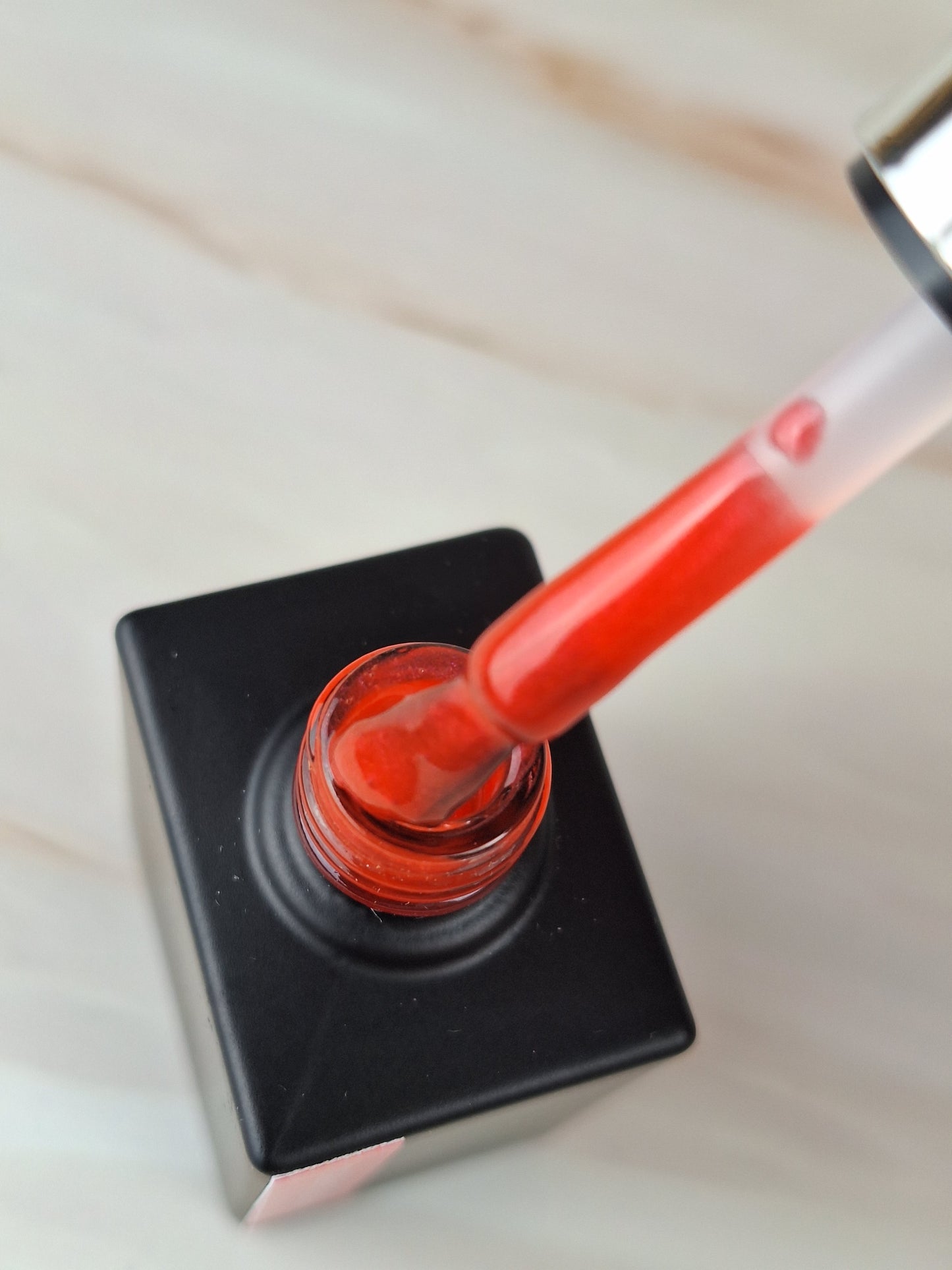 Gellack Red metal efekt 10ml