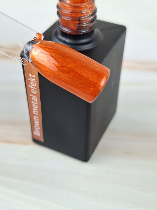 Gellack Brown Metal Effekt 10ml